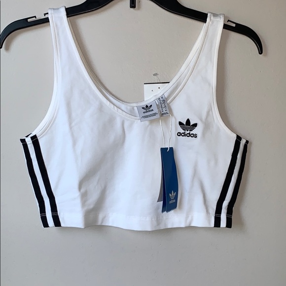 adidas crop tank top